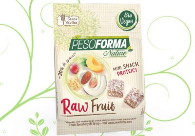 Nuovo snack Bio di Pesoforma: Raw Fruit bites!