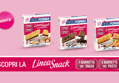 Pesoforma LineaSnack: gli snack che sono anche un pasto!
