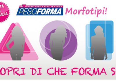 Novità: integratori PESOFORMA MORFOTIPI!