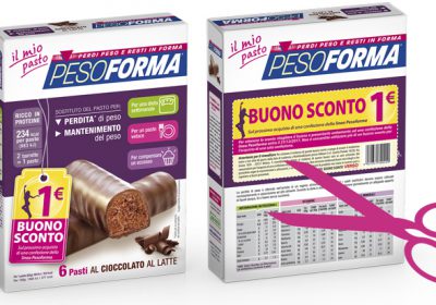 Buoni sconto da 1 euro sui prodotti Pesoforma!