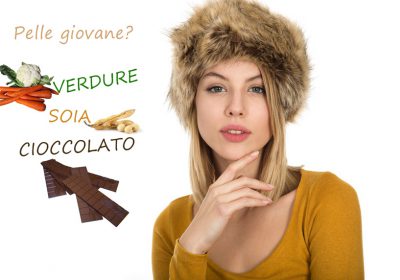 Linea e giovinezza, con verdure, soia e cioccolato fondente!