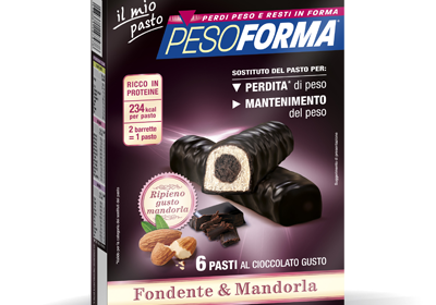 Pasto sostitutivo – Barrette al cioccolato fondente e mandorla!
