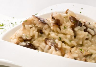 Risotto ai funghi porcini: ricetta light!