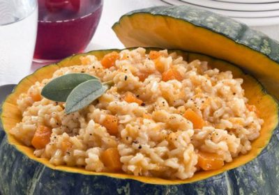 Risotto alla zucca in versione light!