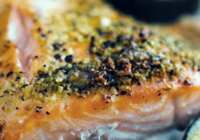 Salmone gratinato al forno con spezie!