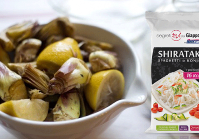 Shirataki ai carciofi – ricetta light e detox!