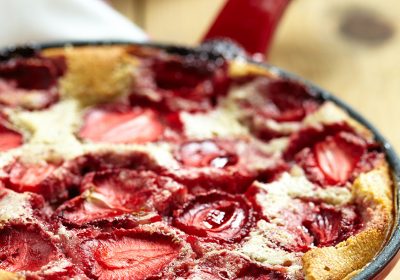 Clafoutis alle fragole