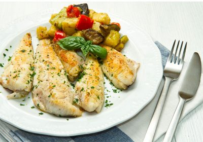 Filetti di dentice con zucchine