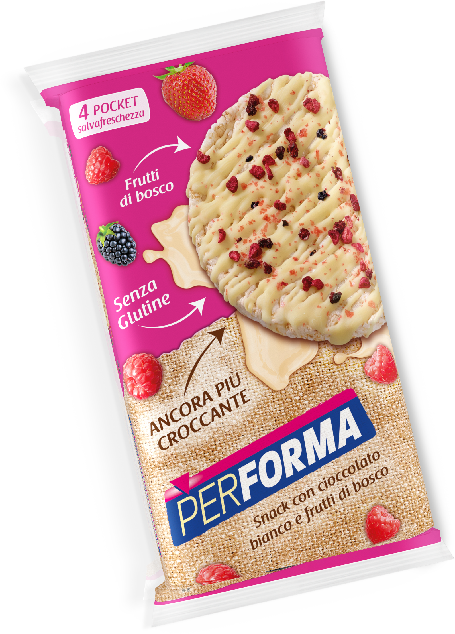 Gallette con Cioccolato Bianco e Frutti di Bosco