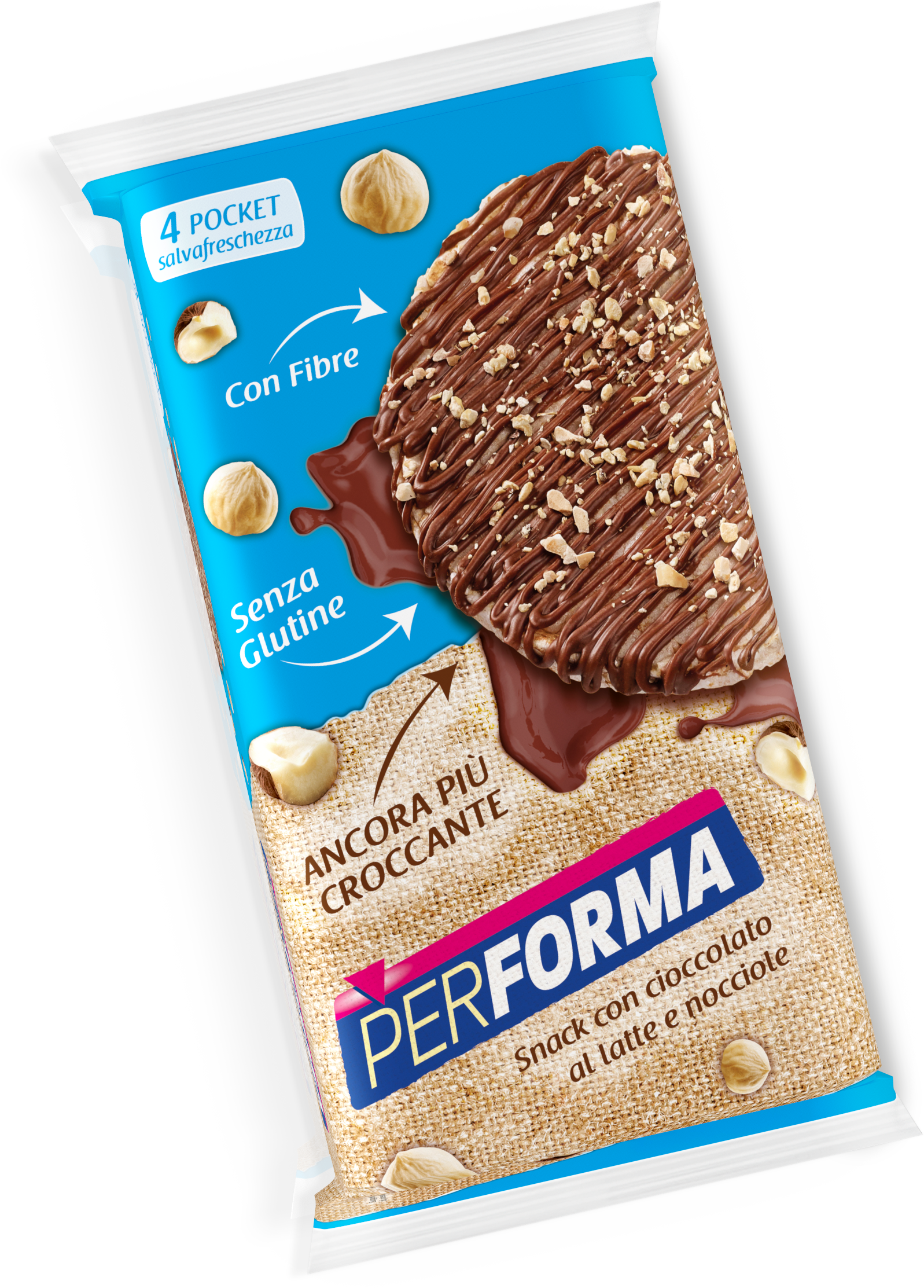 Gallette con Cioccolato al Latte e Nocciole