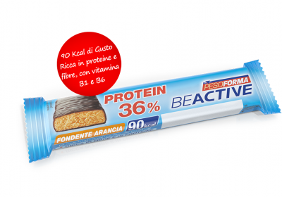 Novità Pesoforma: Protein Bar 36% Fondente Arancia BeActive