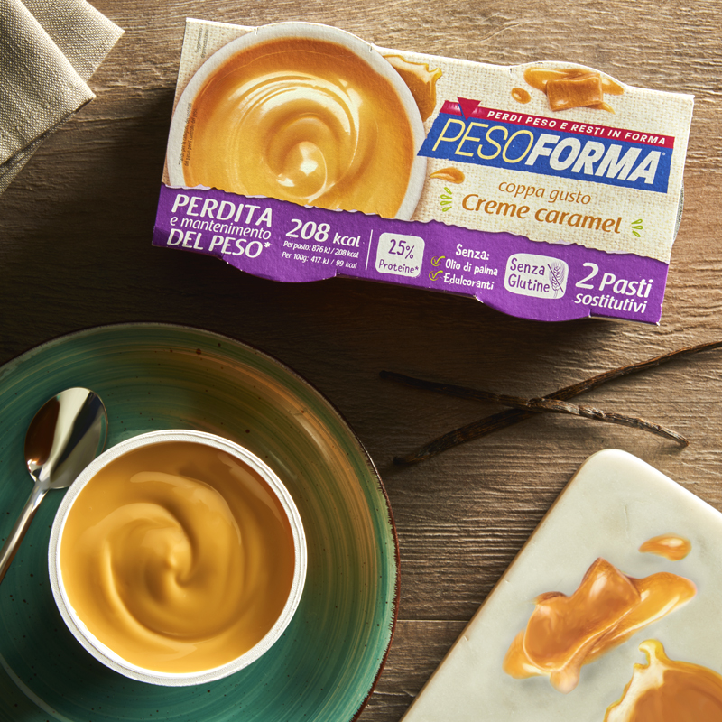 Coppe Gusto Creme Caramel - Pesoforma