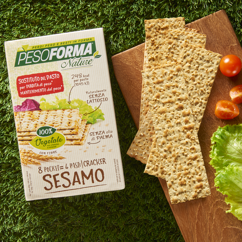 Cracker al sesamo - Pesoforma