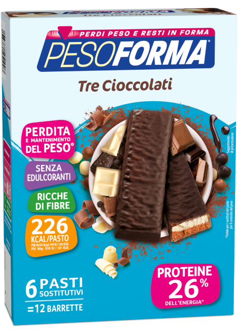 Barrette Tre Cioccolati