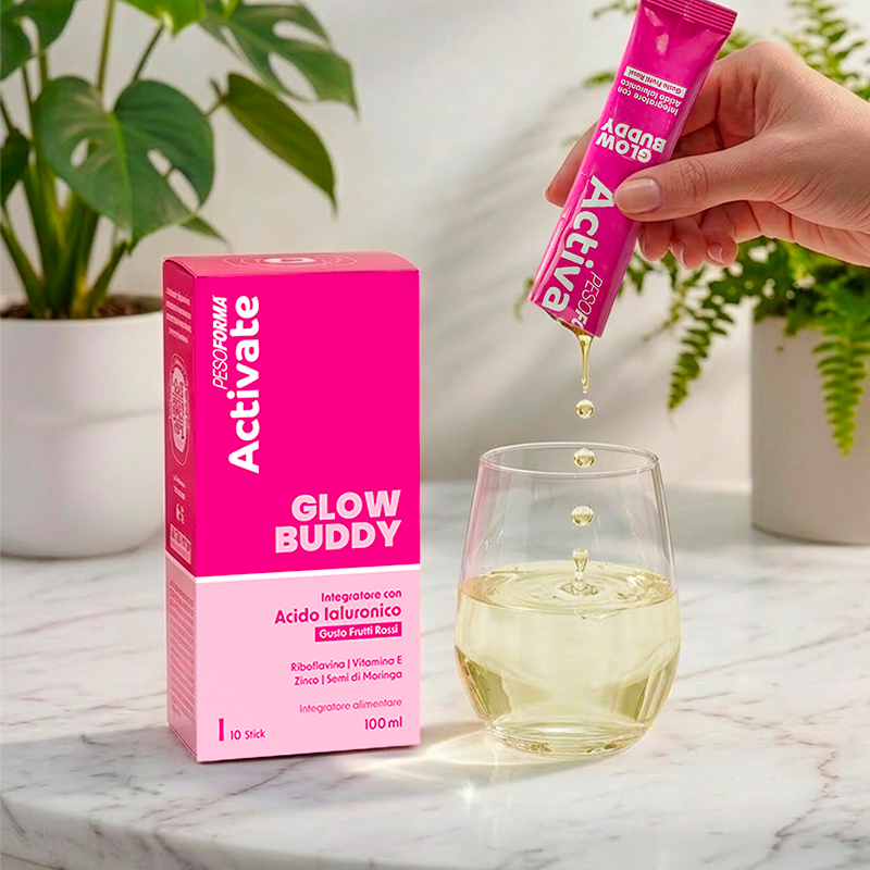 Glow Buddy – Integratore con Acido Ialuronico - Pesoforma
