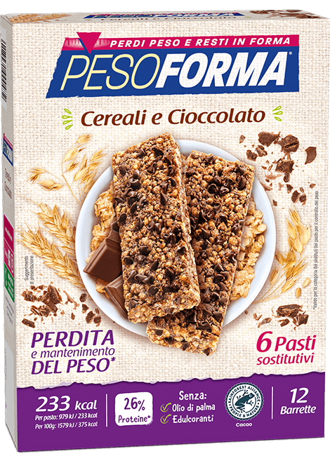 Barrette ai Cereali e Cioccolato