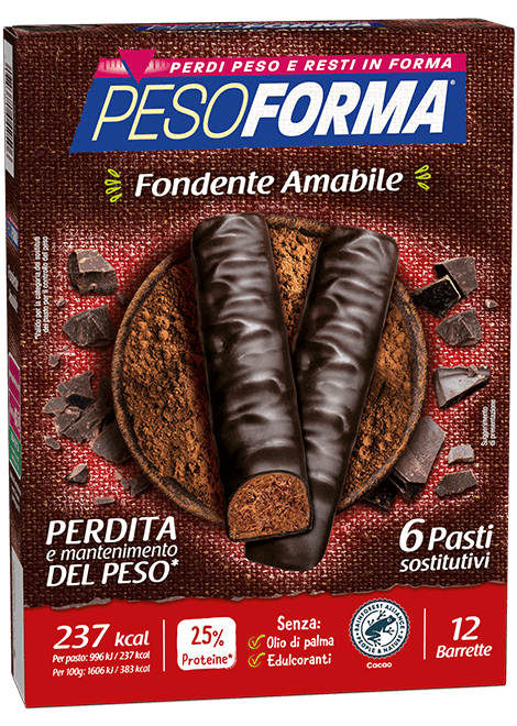 Barrette al Cioccolato Fondente Amabile