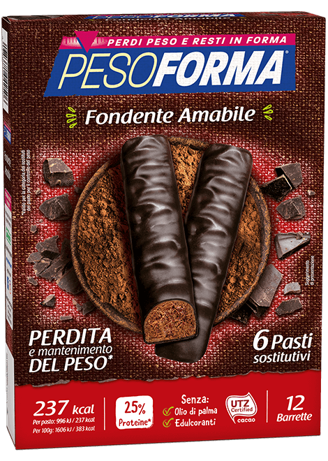 Barrette al Cioccolato Fondente Amabile