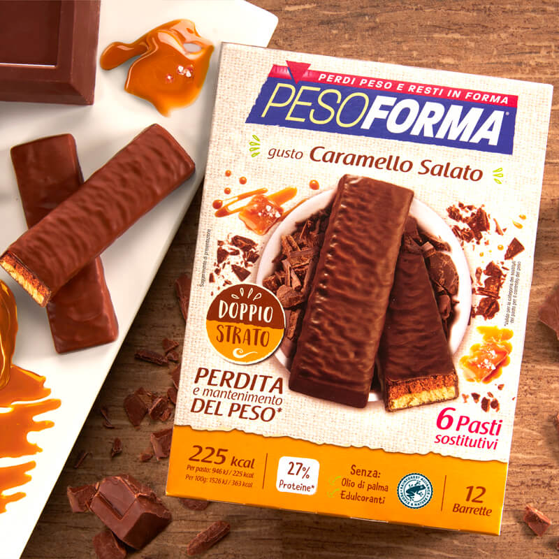 Barrette Caramello Salato - Pesoforma