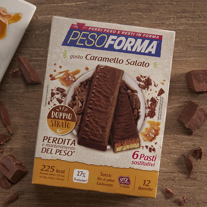 Barrette Caramello Salato - Pesoforma