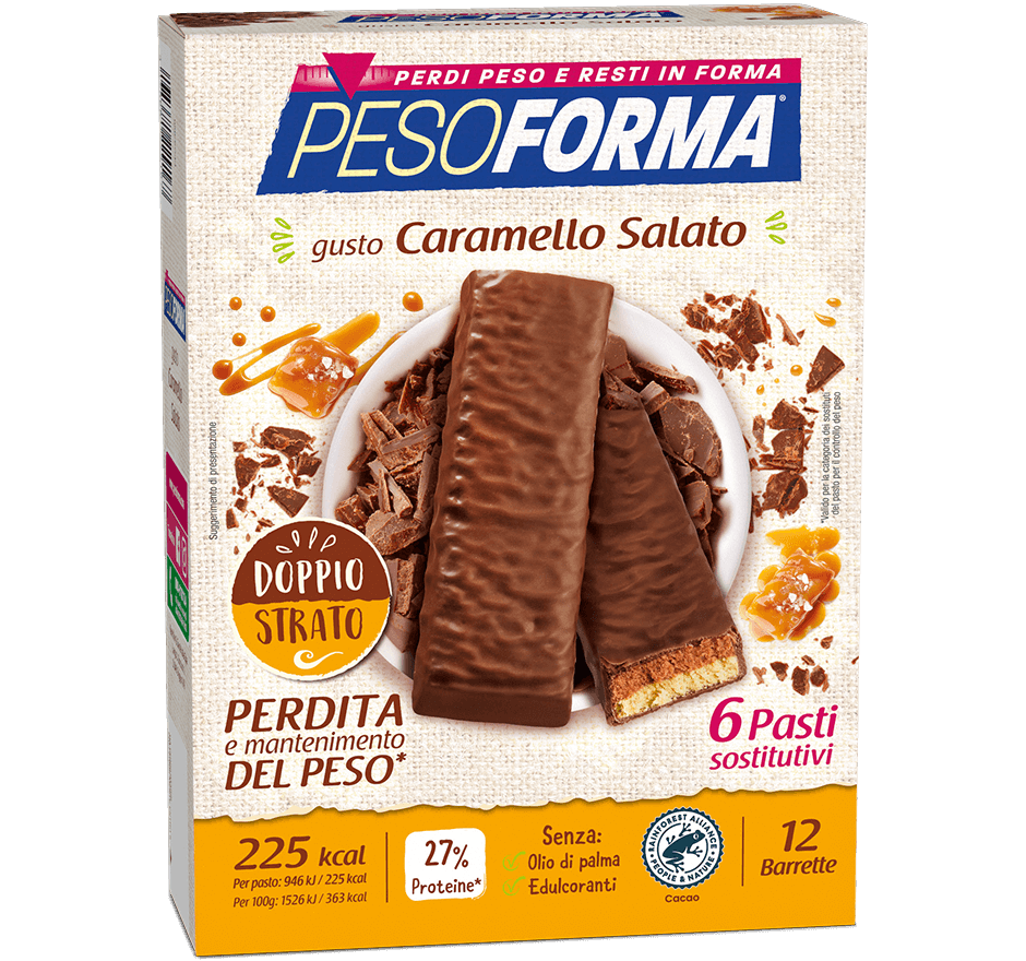 Barrette Caramello Salato - Pesoforma