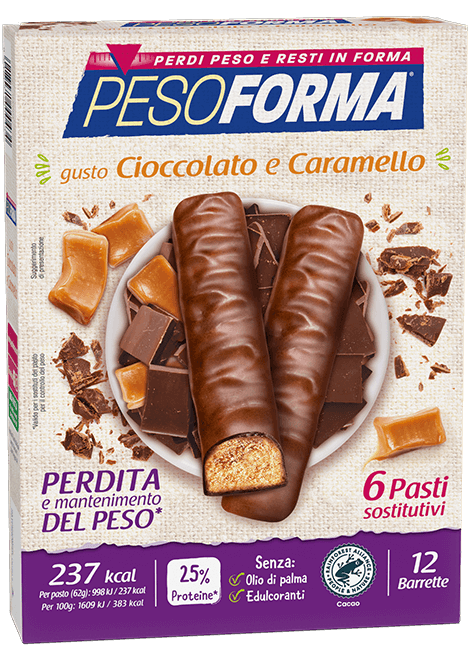 Barrette al Cioccolato e Caramello