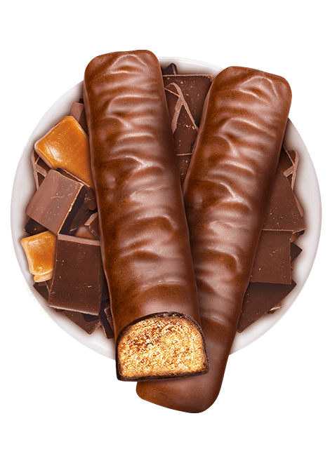 Barrette al Cioccolato e Caramello