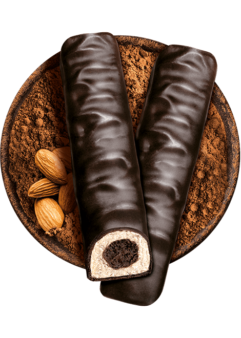 Barrette al Cioccolato Fondente e Mandorla