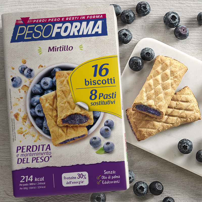 Biscotti al mirtillo - Pesoforma
