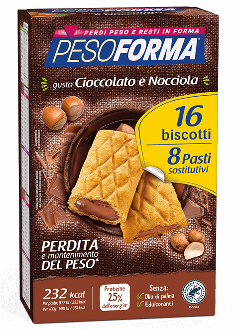 Biscotto gusto Cioccolato e Nocciola