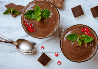 Choco Smoothie con ribes rossi light