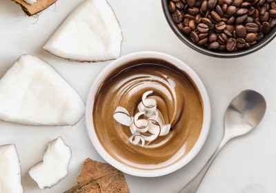 Coppa Caffé Pesoforma con scaglie di cocco