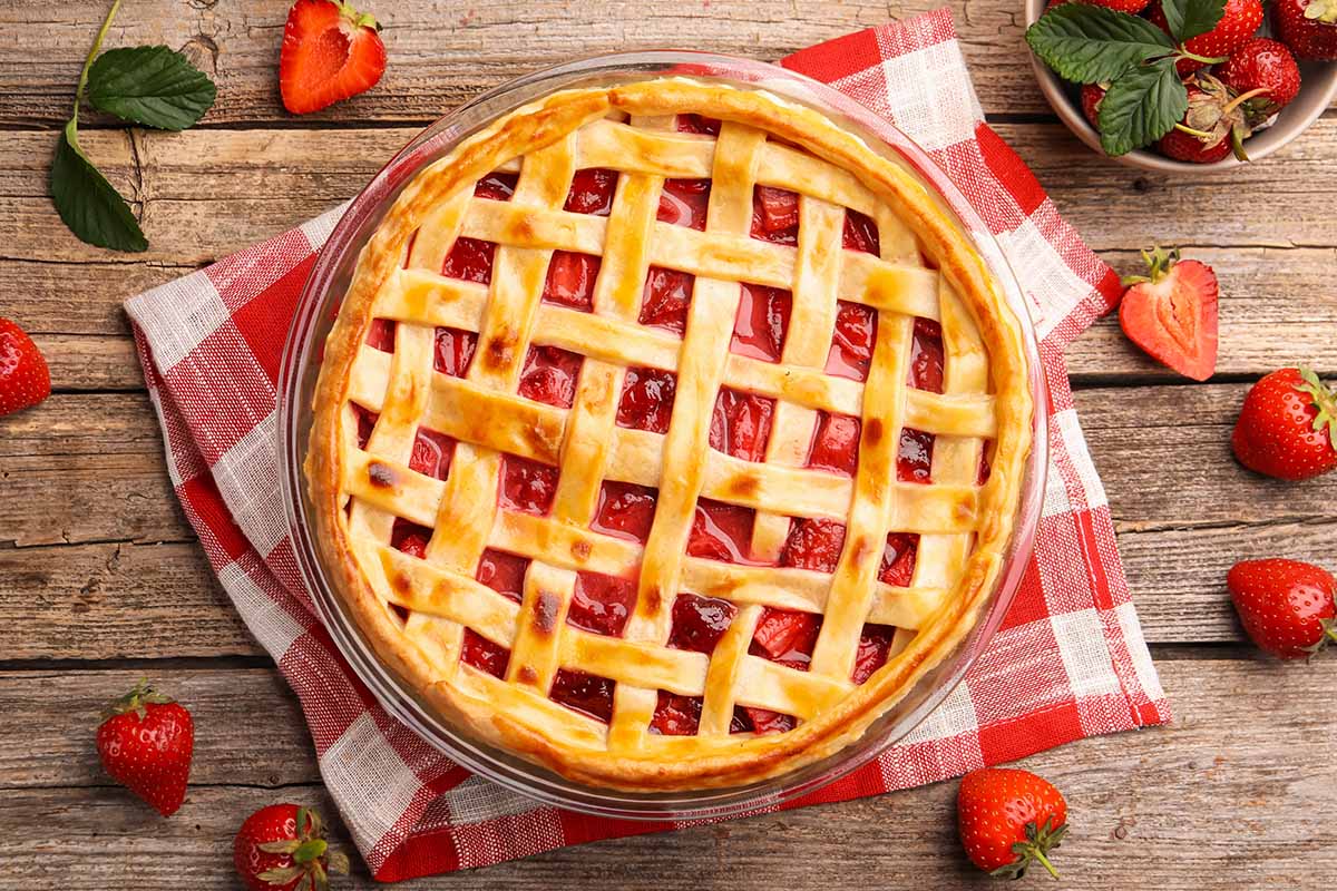 Crostata Proteica con Confettura di Fragole fatta in casa