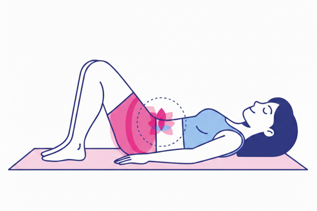 Esercizi di Kegel per rafforzare il pavimento pelvico femminile