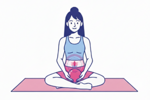 Esercizio per rinforzare il pavimento pelvico con pallina