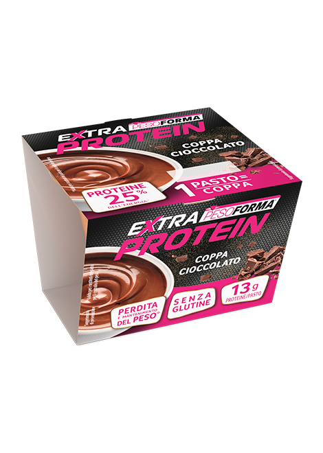 Coppa Singola Extra Protein al Cioccolato