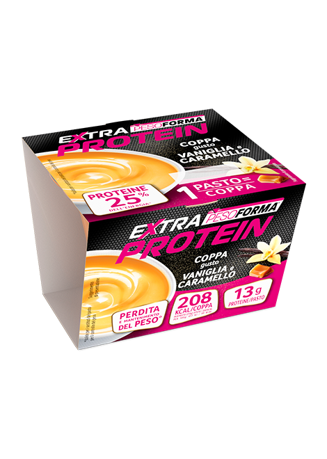 Coppa Singola Extra Protein Gusto Vaniglia Caramello
