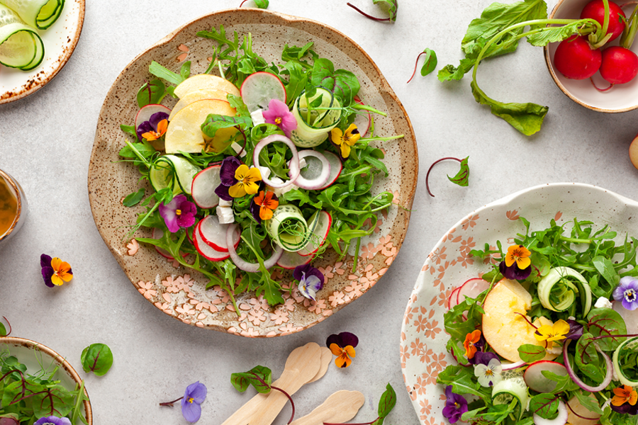 Fiori commestibili: più colore nei piatti!