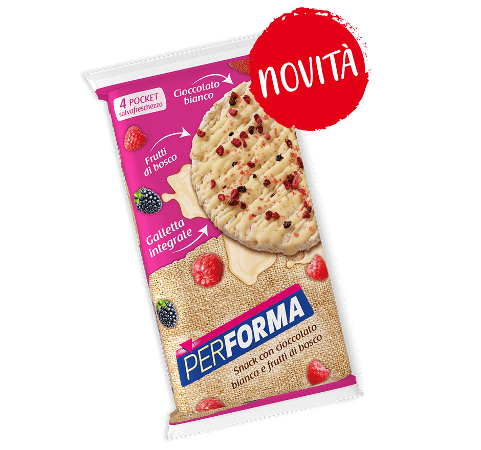 Gallette con Cioccolato Bianco e Frutti di Bosco - Performa