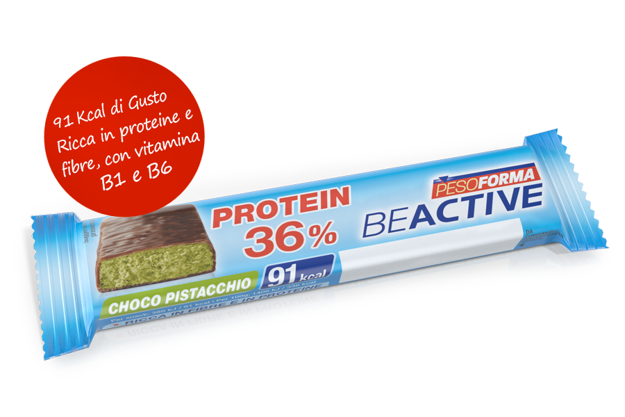 La nuova Barretta Choco Pistacchio Pesoforma BeActive!