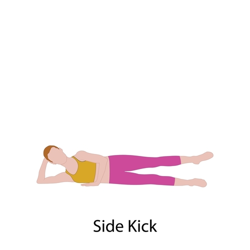 Side kick (up and down, rainbow, scissors, side punch up + leg lift) (dx e sx)