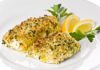 Merluzzo gratinato al forno