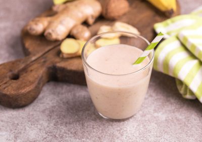 Protein Smoothie gusto Vaniglia con Zenzero: una piccante prelibatezza