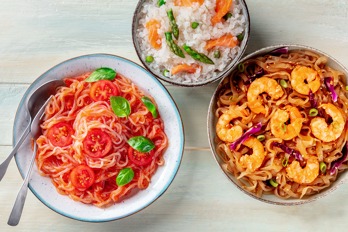 Ricette a base di Konjac: Spaghetti, Riso e Noodles