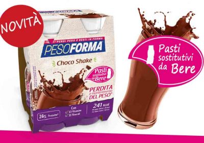 È arrivato il Choco Shake Pesoforma: pronti per una novità super golosa?