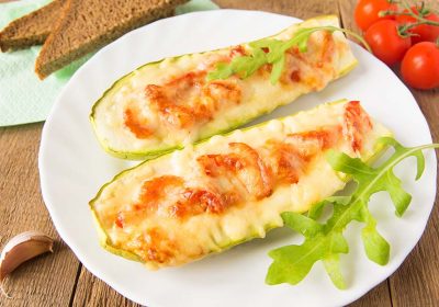 Zucchine ripiene vegetariane