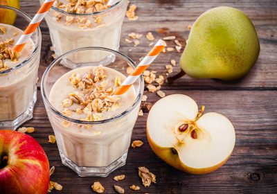 Smoothie Avena e Mela con Pera e Noce Moscata