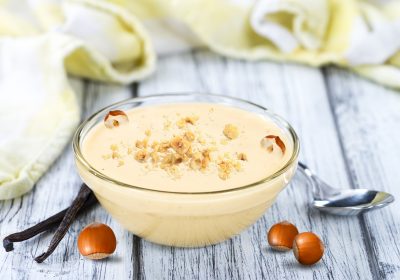 Smoothie Vaniglia, Soia e Granella di Nocciole