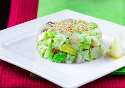 Tartare di Verdure con Mayo Vegana