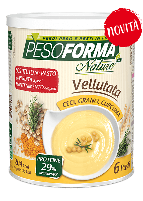 Vellutata ceci, grano e curcuma